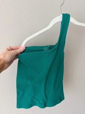 Free People Rib Knit One Shoulder Tank